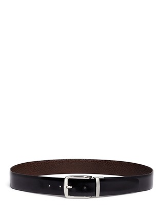 Figure View - Click To Enlarge - ISAIA - Reversible calfskin leather belt