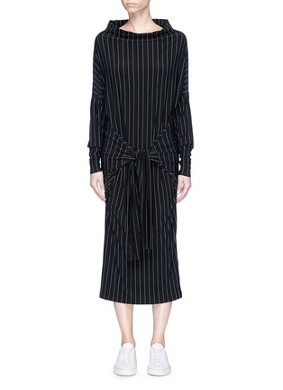 Main View - Click To Enlarge - NORMA KAMALI - 'All In One' convertible stripe dress