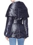 Back View - Click To Enlarge - NORMA KAMALI - Shawl collar padded peplum jacket