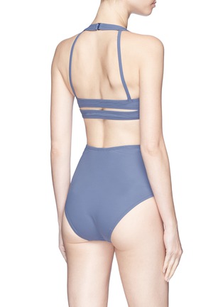 Back View - Click To Enlarge - FLAGPOLE SWIM - 'Lynn' cutout one-piece swimsuit