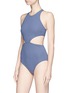 Figure View - Click To Enlarge - FLAGPOLE SWIM - 'Lynn' cutout one-piece swimsuit