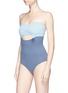 Detail View - Click To Enlarge - FLAGPOLE SWIM - 'Nora' cross back one-piece swimsuit