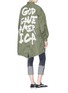 Back View - Click To Enlarge - R13 - 'God Save America' appliqué fishtail coat