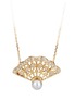 Main View - Click To Enlarge - BAO BAO WAN - Fan' diamond pearl 18k yellow gold necklace