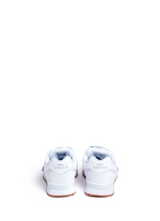 Back View - Click To Enlarge - NEW BALANCE - '574' leather kids sneakers