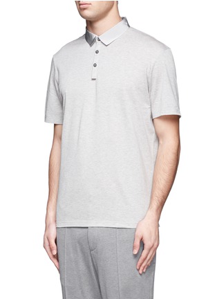 Front View - Click To Enlarge - LANVIN - Piqué polo shirt
