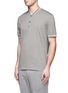Front View - Click To Enlarge - LANVIN - Stripe detail polo shirt