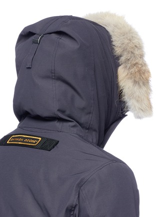 Detail View - Click To Enlarge - CANADA GOOSE - 'Langford' coyote fur trim hooded down padded parka