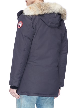 Back View - Click To Enlarge - CANADA GOOSE - 'Langford' coyote fur trim hooded down padded parka