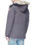 Back View - Click To Enlarge - CANADA GOOSE - 'Banff' coyote fur trim hooded down padded parka
