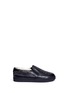 Main View - Click To Enlarge - AKID - 'Liv' stud leather kids skate slip-ons