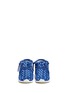 Figure View - Click To Enlarge - AKID - 'Stone Plus Sign' embroidered kids moccasins