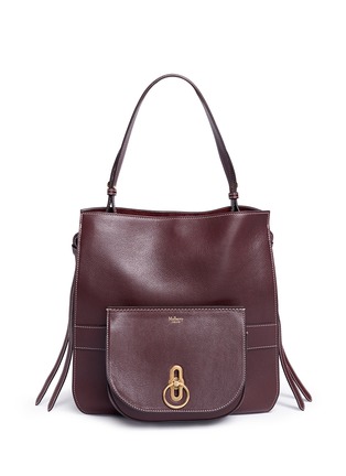 Main View - Click To Enlarge - MULBERRY - 'Amberle' detachable pouch leather tote