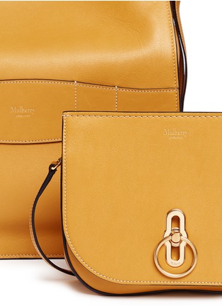 Detail View - Click To Enlarge - MULBERRY - 'Amberley Hobo' detachable pouch leather tote