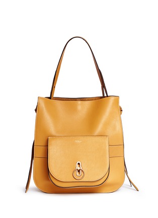 Main View - Click To Enlarge - MULBERRY - 'Amberley Hobo' detachable pouch leather tote