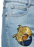 Detail View - Click To Enlarge - STELLA MCCARTNEY - Surf embroidered patch cropped boyfriend jeans