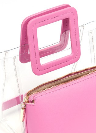Detail View - Click To Enlarge - STAUD - 'Shirley' leather handle PVC mini tote