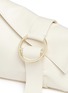  - 10142 - 'B Pouch' belted folded leather clutch