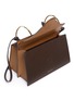  - DANSE LENTE - 'Phoebe' spiral handle colourblock leather crossbody bag