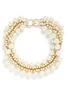 Main View - Click To Enlarge - KENNETH JAY LANE - Beaded three row glass pearl necklace