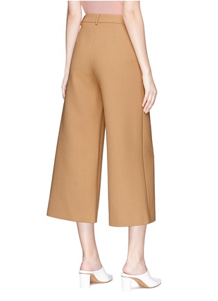 Back View - Click To Enlarge - HELEN LEE - Cady crepe culottes