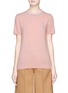 Main View - Click To Enlarge - HELEN LEE - Bunny embroidered wool-cashmere knit top