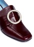 Detail View - Click To Enlarge - DORATEYMUR - 'Turbojet' metal hoop leather loafer pumps