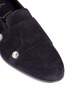 Detail View - Click To Enlarge - 10176 - 'Double Monk' stud suede loafers