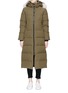 Main View - Click To Enlarge - CANADA GOOSE - 'Mystique' coyote fur hooded long down puffer parka