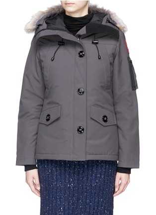Main View - Click To Enlarge - CANADA GOOSE - 'Montebello' coyote fur trim hooded down padded parka