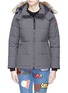 Main View - Click To Enlarge - CANADA GOOSE - 'Chelsea' coyote fur hooded down puffer parka