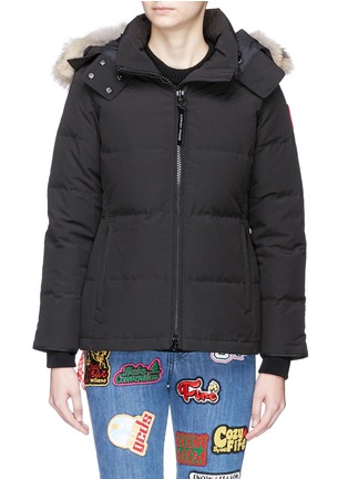 Main View - Click To Enlarge - CANADA GOOSE - 'Chelsea' coyote fur hooded down puffer parka