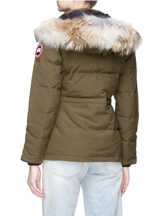 Figure View - Click To Enlarge - CANADA GOOSE - 'Chelsea' coyote fur hooded down puffer parka