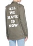 Figure View - Click To Enlarge - 73404 - 'All We Have is Now' print twill jacket