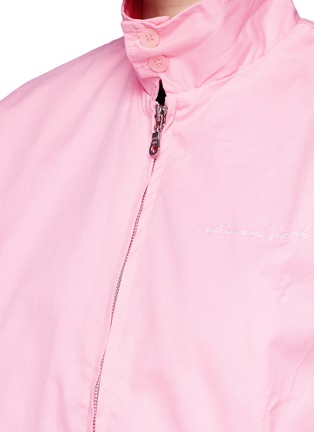Detail View - Click To Enlarge - 73404 - 'Girls Girls Girls' embroidered twill jacket