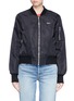 Main View - Click To Enlarge - 73404 - 'Trouble' embroidered bomber jacket