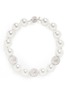 Main View - Click To Enlarge - KENNETH JAY LANE - Glass crystal pavé bead and pearl necklace