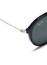 Detail View - Click To Enlarge - RAY-BAN - 'RJ9065S' acetate rim metal round junior sunglasses