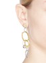 Figure View - Click To Enlarge - MOUNSER - Detachable charm drop mismatched earrings