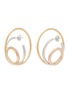 Main View - Click To Enlarge - CHARLOTTE CHESNAIS - 'Ricoche' large hoop earrings