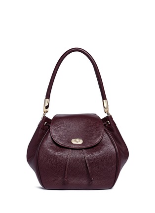 Main View - Click To Enlarge - CREATURES OF COMFORT - Grainy leather bucket bag