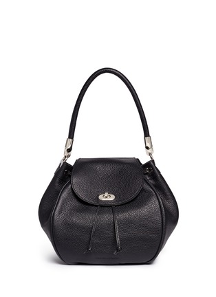 Main View - Click To Enlarge - CREATURES OF COMFORT - Grainy leather bucket bag