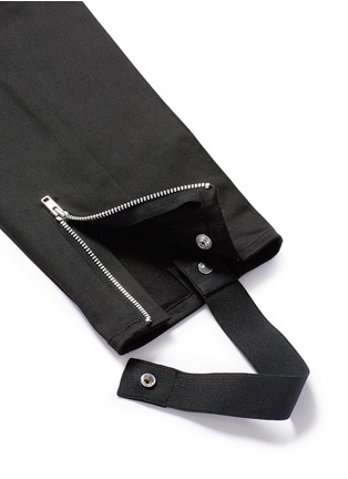 Detail View - Click To Enlarge - 73088 - Twill stirrup jogging pants