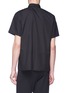 Back View - Click To Enlarge - 73088 - 'Psylence' print short sleeve shirt