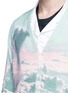 Detail View - Click To Enlarge - 73088 - Sky photographic print wool cardigan