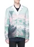 Main View - Click To Enlarge - 73088 - Sky photographic print wool cardigan