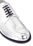 Detail View - Click To Enlarge - - - Pixelate effect mirror leather Oxfords