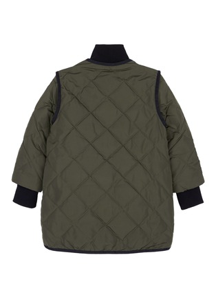 Figure View - Click To Enlarge - COMME MOI - Quilted kids down puffer jacket