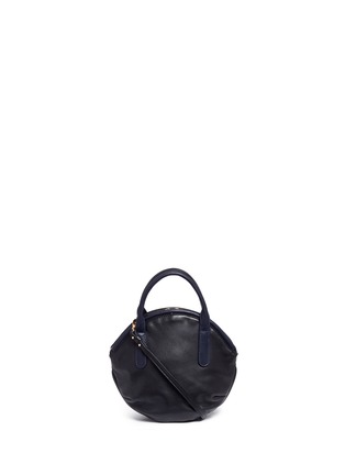 Main View - Click To Enlarge - A-ESQUE - 'Petal Miniature' colourblock leather bag