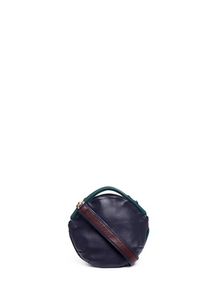 Main View - Click To Enlarge - A-ESQUE - 'Petal Pure Mini' colourblock leather bag